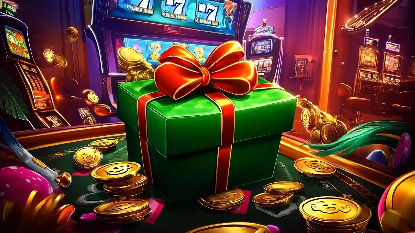Indian woman holding two ace cards representing a casino bonus with game interface in the background.